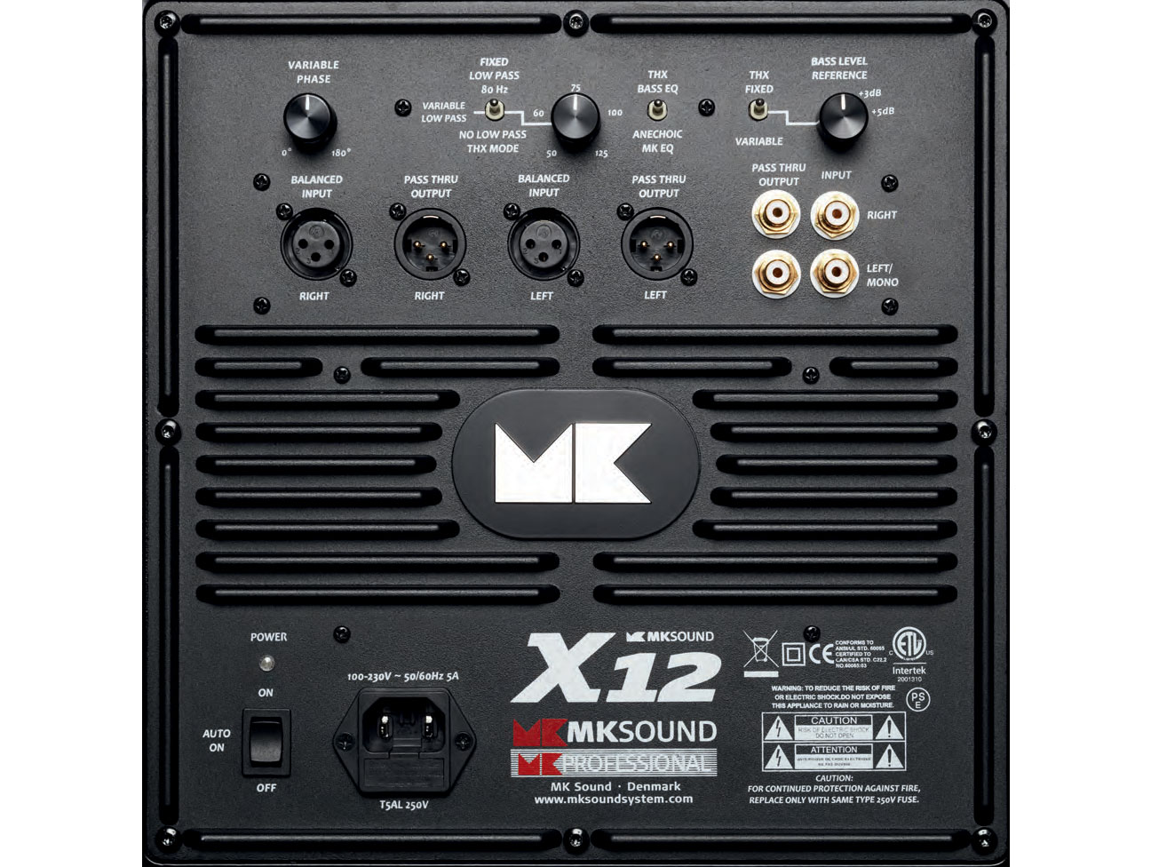 X-12 Subwoofer 
(BLACK)/ชิ้น