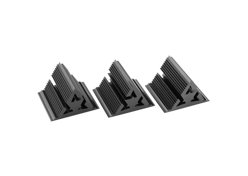 Cold Ray Fractal 7 Black
Set of 3