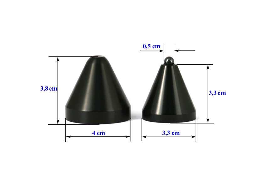 Cold Ray 3 Ceramic Black
Set of 3