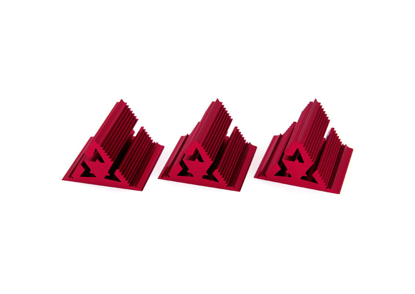 Cold Ray Fractal 7 Red
Set of 3