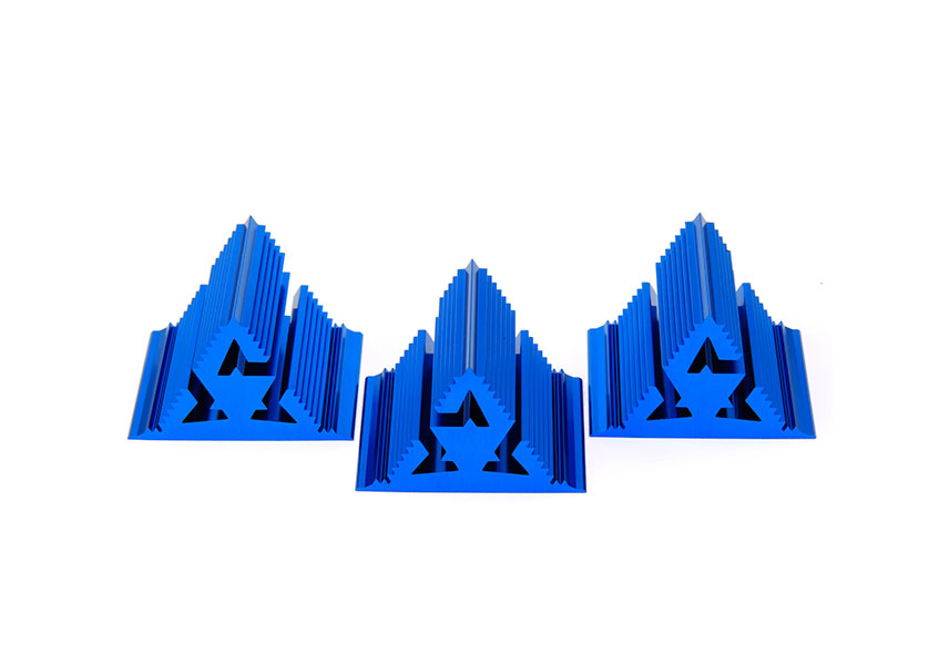 Cold Ray Fractal 7 Blue
Set of 3