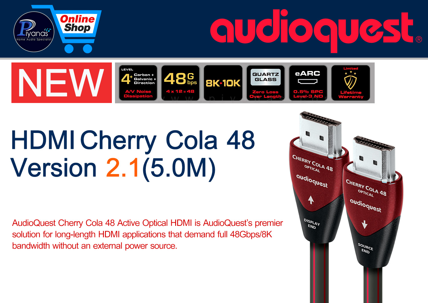 HDMI Cherry Cola 48 (5.0M)