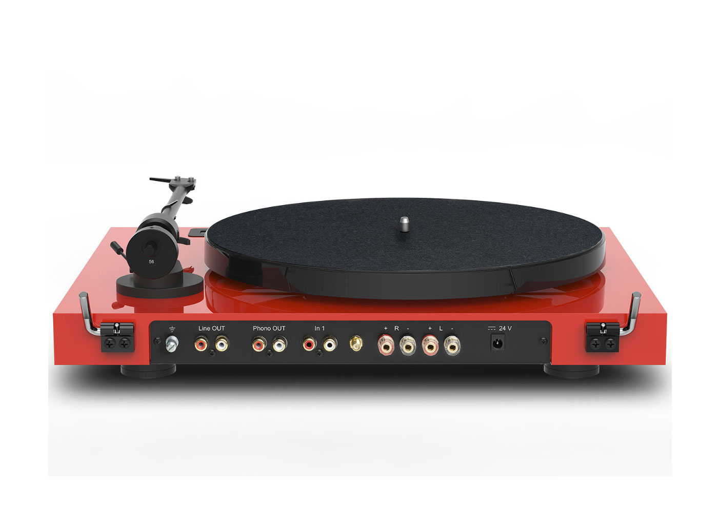 Jukebox E1 (Red)
(พร้อมหัวเข็ม Ortofon รุ่น OM5E)