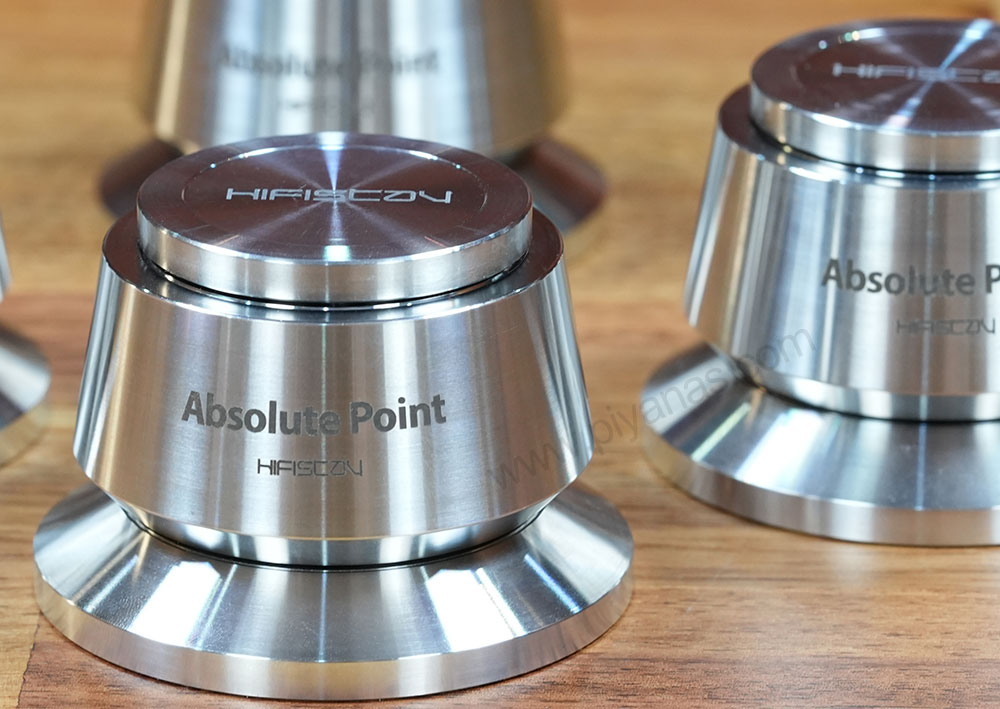 Absolute Point (ขนาด 70 Mm) 
(สี Silver)/Set Of 4 (Steel Box)