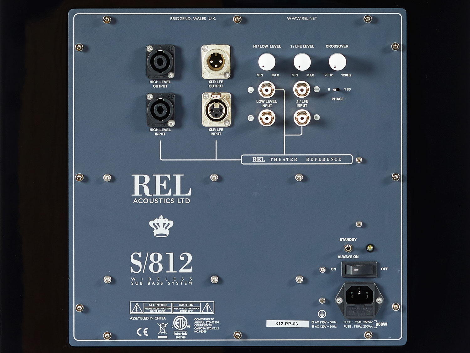 S-812 (Black)+Type-9 
Rel Sub Cable (3.0 M)