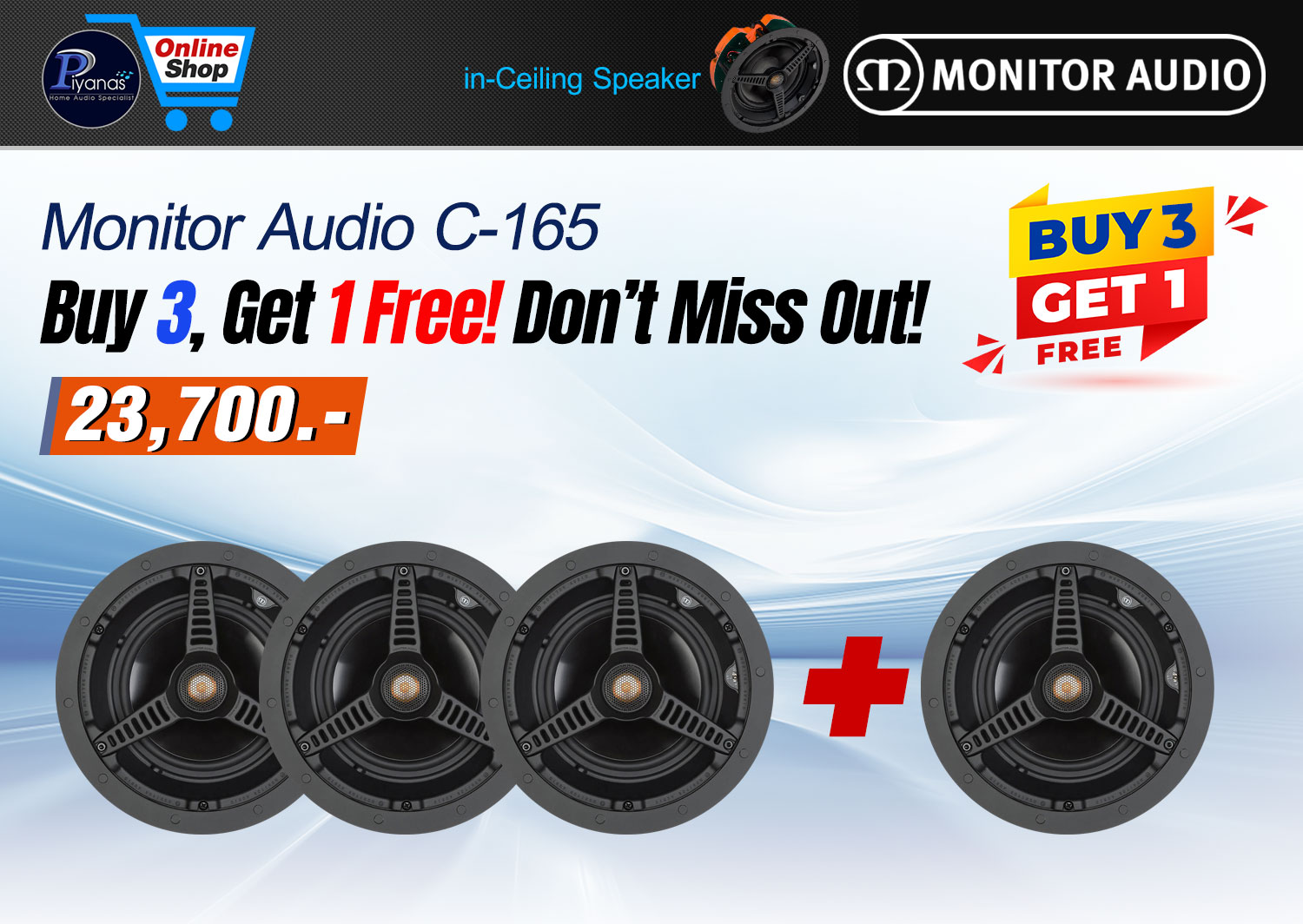 C-165 
Buy 3-Get 1 Free