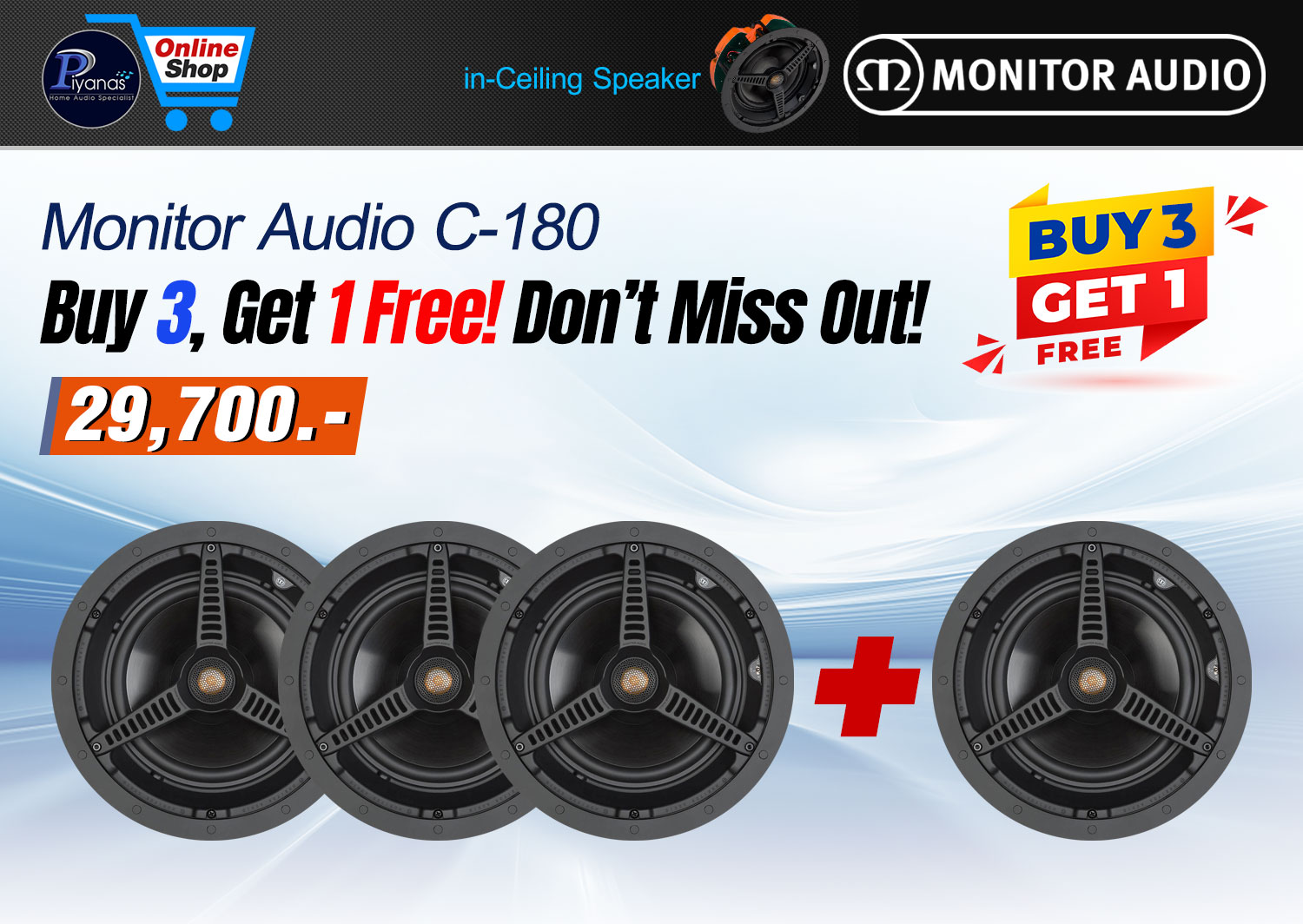 C-180
Buy 3-Get 1 Free