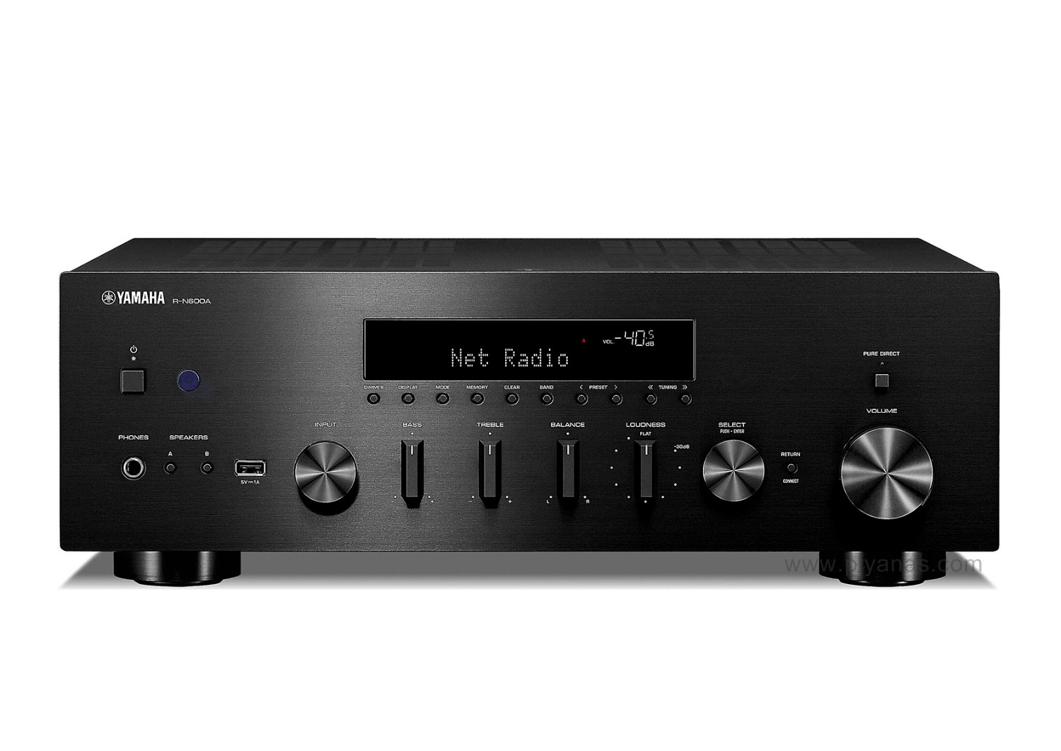 R-N600A (Black) + ELAC 
Debut 3.0/B-5.3